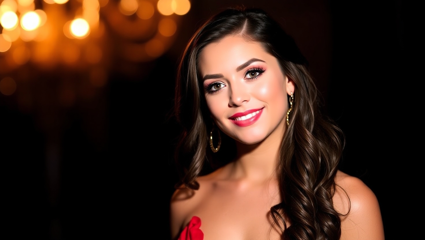 prom makeup for red dress